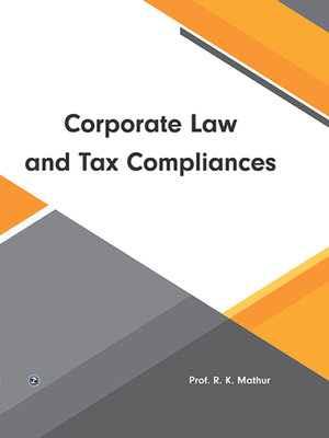 cover image of Corporate Law and Tax Compliances